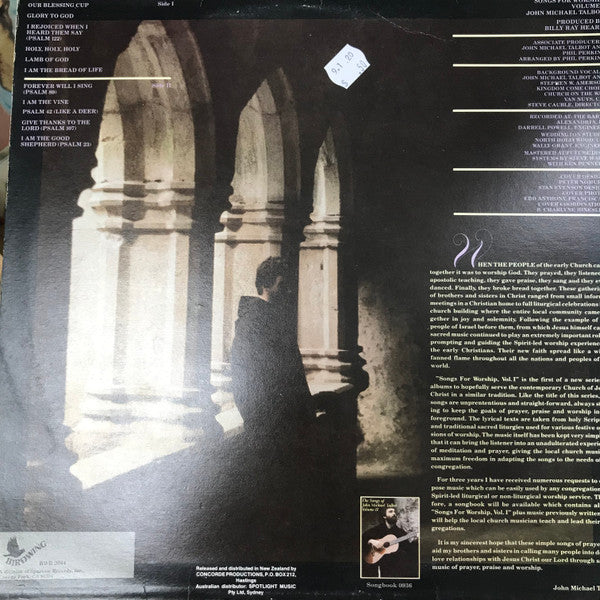 John Michael Talbot : Songs For Worship Volume 1 (LP)