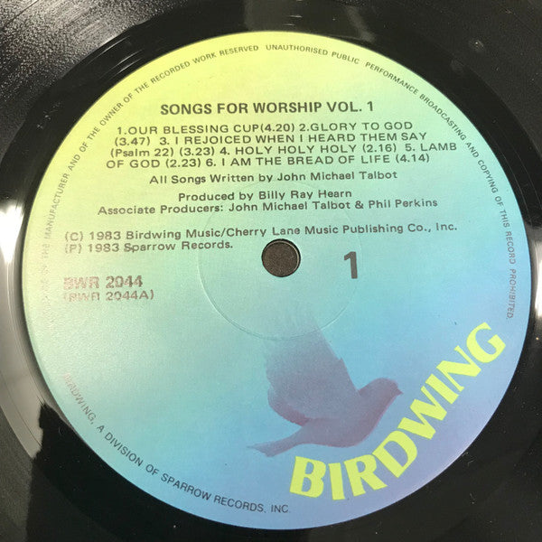 John Michael Talbot : Songs For Worship Volume 1 (LP)