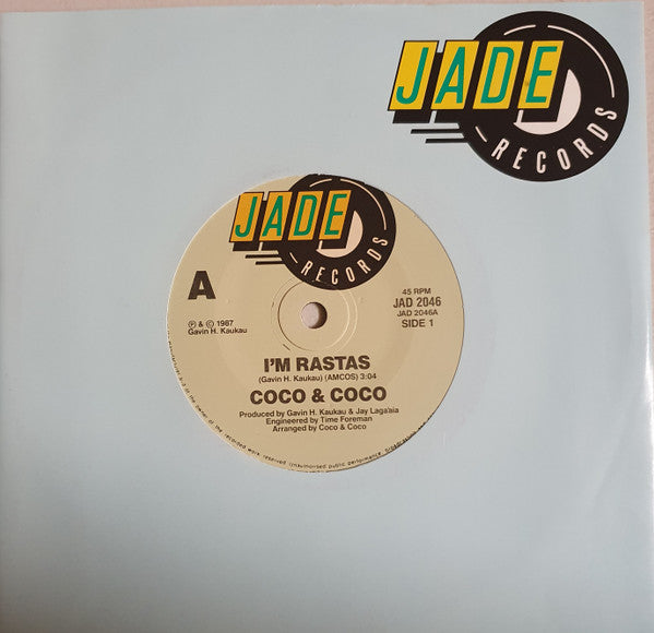 Coco & Coco : I'm Rastas (7", Single)