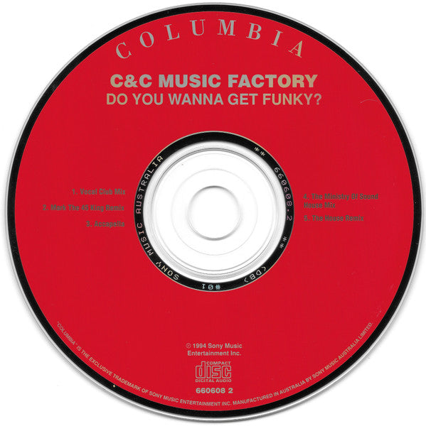 C + C Music Factory : Do You Wanna Get Funky (CD, Maxi, Car)