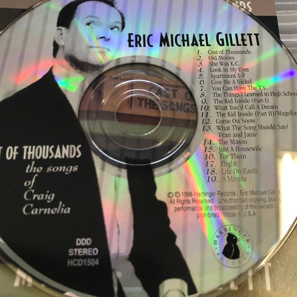Eric Michael Gillett : Cast Of Thousands - The Songs Of Craig Carnelia (CD, Album)