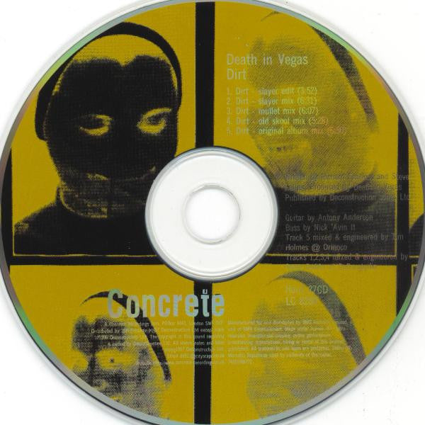 Death In Vegas : Dirt (CD, Single)