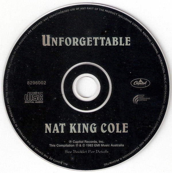 Nat King Cole : Unforgettable (CD, Comp, RM)