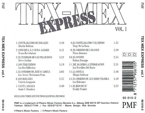 Various : Tex-Mex Express Vol. 1 (CD, Comp)