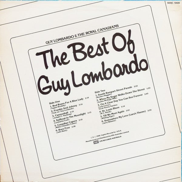 Guy Lombardo & The Royal Canadians* : The Best Of Guy Lombardo (LP, Comp, RE)