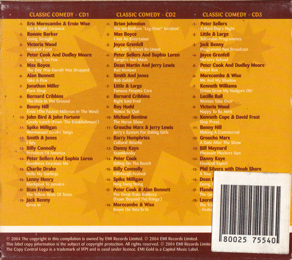 Various : The Classic Comedy Box (3xCD, Comp, Copy Prot.)