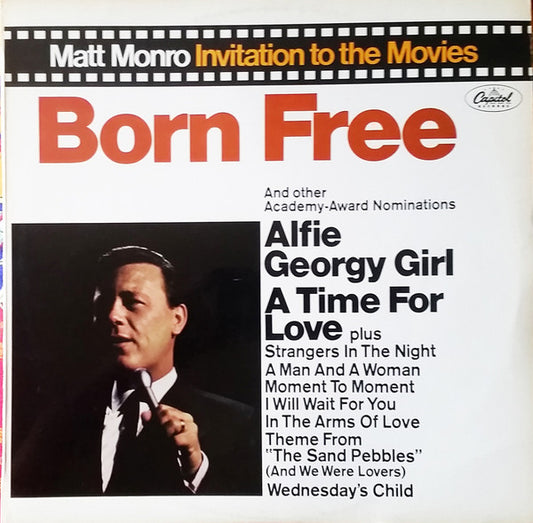 Matt Monro : Born Free (Invitation To The Movies) (LP)