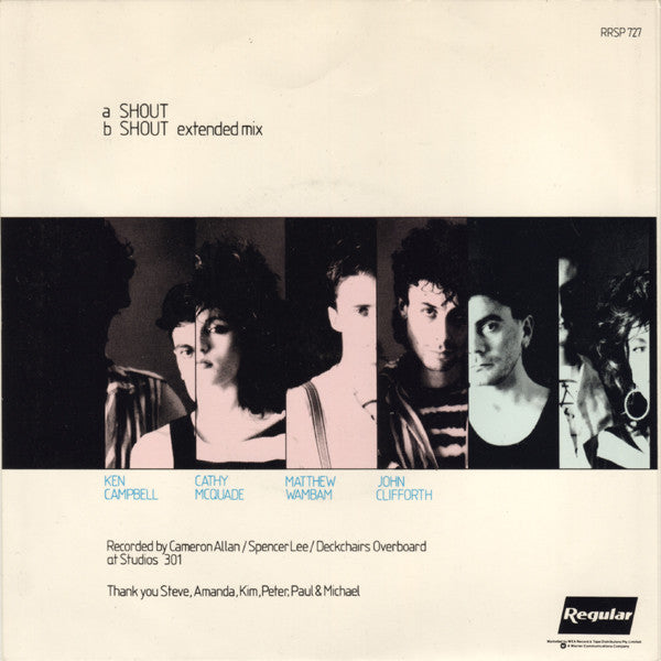Deckchairs Overboard : Shout (7", Single)