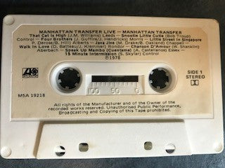 The Manhattan Transfer : Live (Cass, Album)