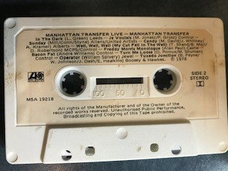 The Manhattan Transfer : Live (Cass, Album)