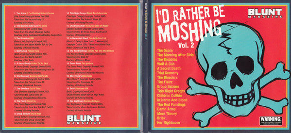 Various : I'd Rather Be Moshing Vol. 2 (CD, Smplr)