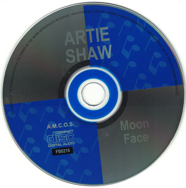 Artie Shaw : Moon Face (CD, Album, Comp, RM)