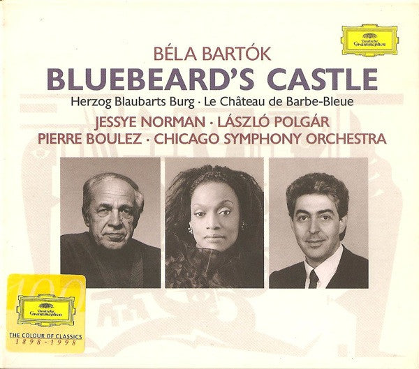 Béla Bartók - Jessye Norman · László Polgár · Chicago Symphony Orchestra · Pierre Boulez : Bluebeard's Castle (CD, Album + Box, Sli)