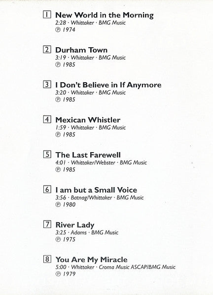 Roger Whittaker : Greatest Hits (CD, Comp)