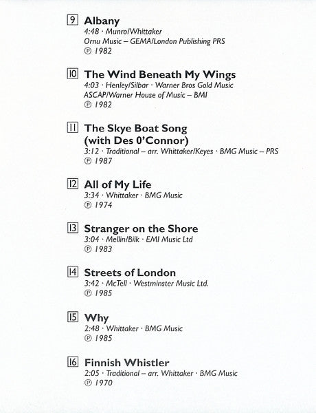 Roger Whittaker : Greatest Hits (CD, Comp)