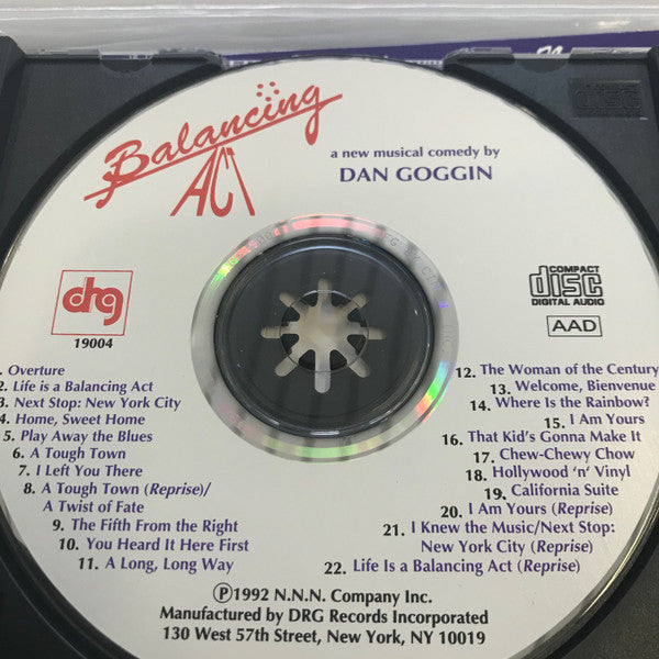 Dan Goggin : Balancing Act (CD, Album)