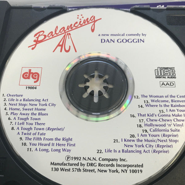 Dan Goggin : Balancing Act (CD, Album)