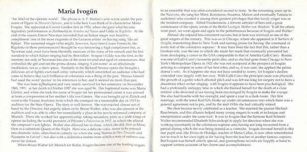 Ivogün* : Prima Voce (CD, Album, Comp, Mono)