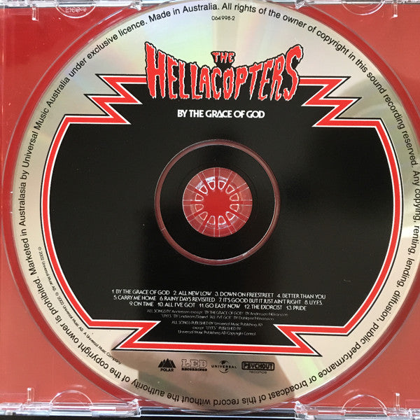 The Hellacopters : By The Grace Of God (CD, Album, Red)