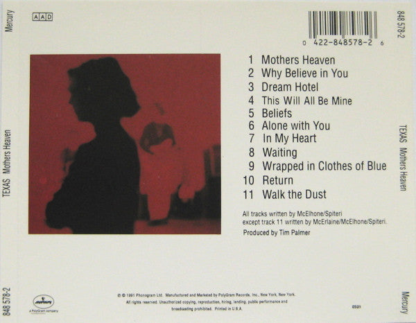 Texas : Mothers Heaven (CD, Album)