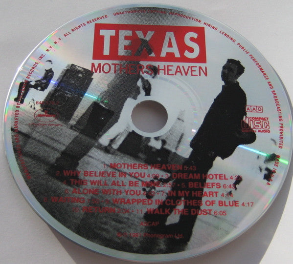 Texas : Mothers Heaven (CD, Album)