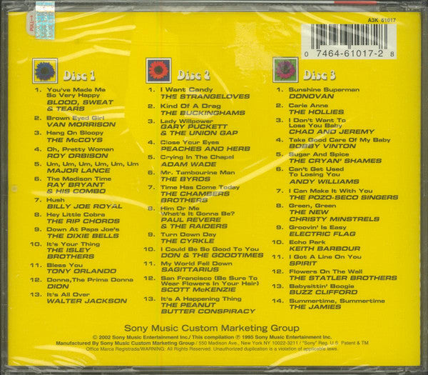 Various : 60's Pop Hits (3xCD, Comp)