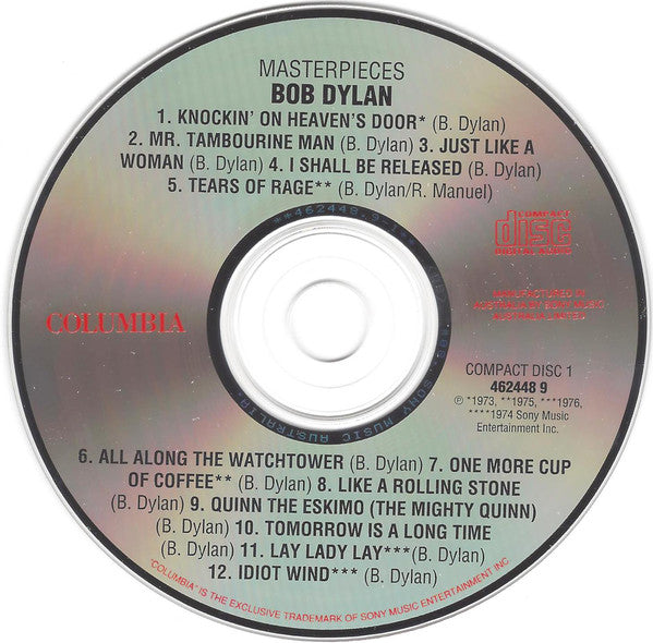 Bob Dylan : Masterpieces (3xCD, Comp, RE)