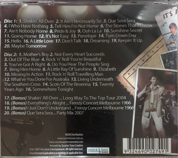 Normie Rowe : Necessarily So...The Definitive Collection (2xCD, Comp)