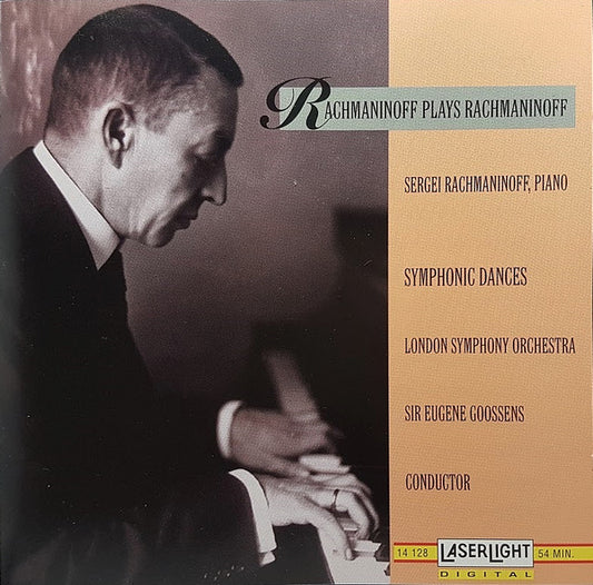 Sergei Rachmaninoff, London Symphony Orchestra, Sir Eugene Goossens : Rachmaninoff Plays Rachmaninoff (CD, RE, RM)