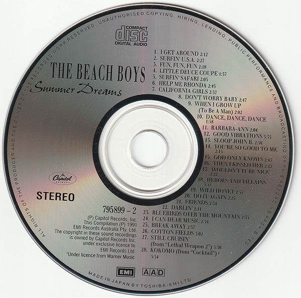 The Beach Boys : Summer Dreams: 28 Classic Tracks (CD, Comp)