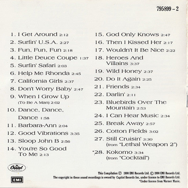 The Beach Boys : Summer Dreams: 28 Classic Tracks (CD, Comp)