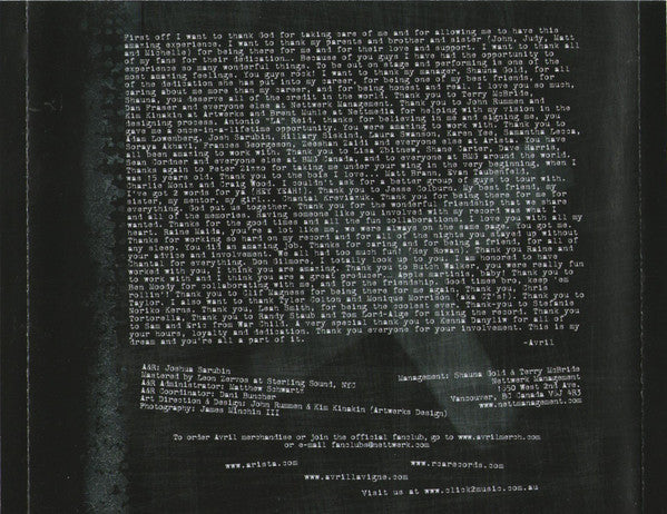 Avril Lavigne : Under My Skin (CD, Album)