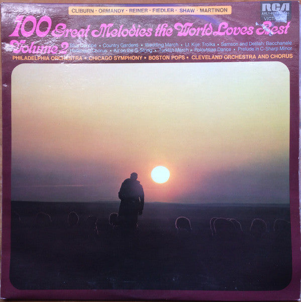 Various : 100 Great Melodies The World Loves Best (Volume 2) (LP, Album, Comp)