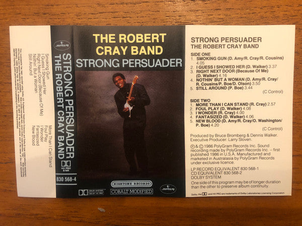 The Robert Cray Band : Strong Persuader (Cass, Album)
