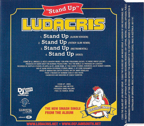 Ludacris : Stand Up (CD, Single, Enh)