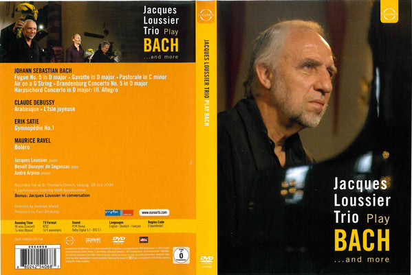 Jacques Loussier Trio : Play Bach... And More (DVD-V, RE, Multichannel, NTSC, Dol)
