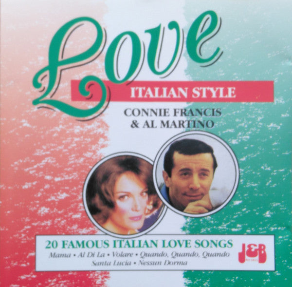 Connie Francis & Al Martino : Love Italian Style - 20 Famous Italian Love Songs (CD, Comp)