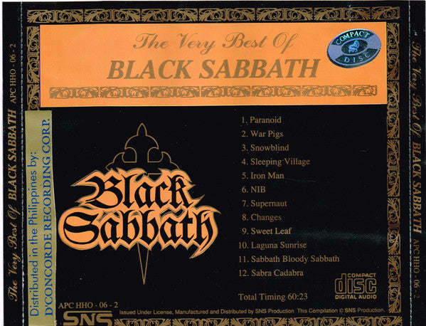 Black Sabbath : The Very Best Of Black Sabbath (CD, Comp)