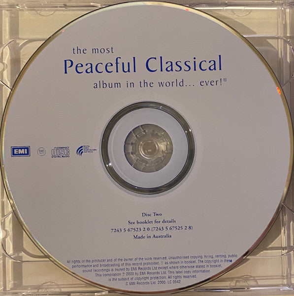 Various : The Most Peaceful Classical Album In The World... Ever! (2xCD, Comp)