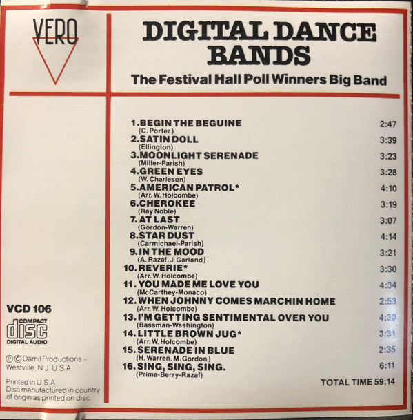 The Festival Hall Poll Winners Big Band : Digital Dance Bands - 15 Dance Band Hits (CD)