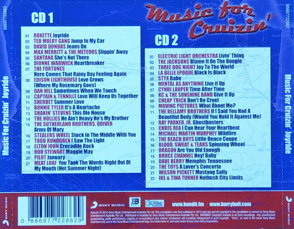 Various : Music For Cruisin' Joyride (2xCD, Comp)