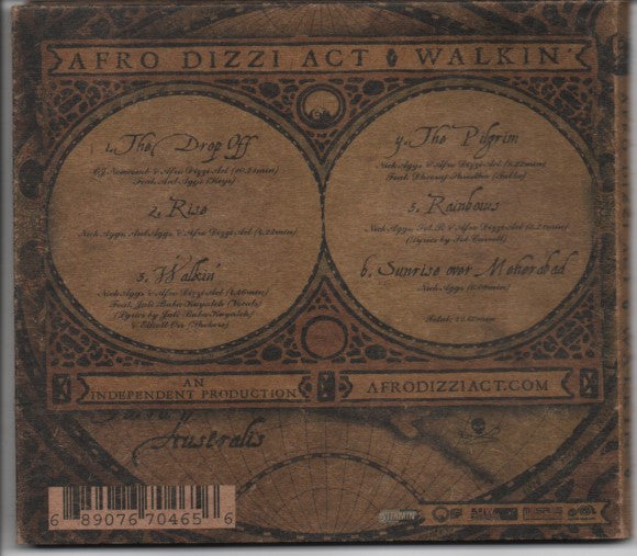 Afro Dizzi Act : Walkin' (CD, EP, Gat)