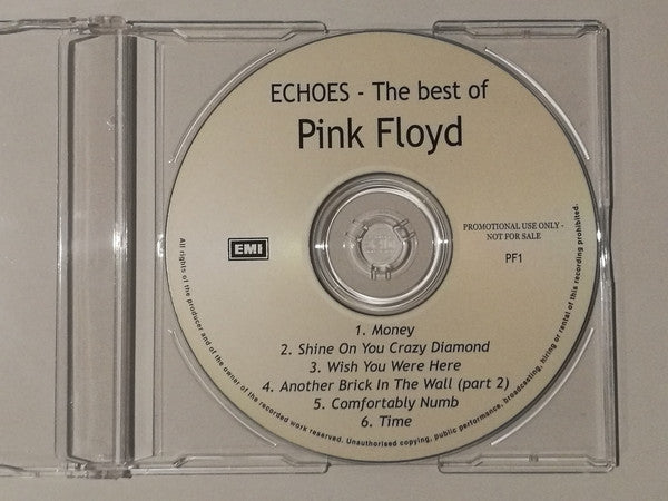 Pink Floyd : Echoes (The Best Of Pink Floyd) (CDr, Promo, Smplr)