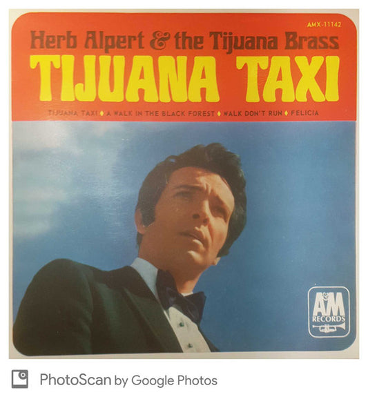 Herb Alpert & The Tijuana Brass : Tijuana Taxi (7", EP)