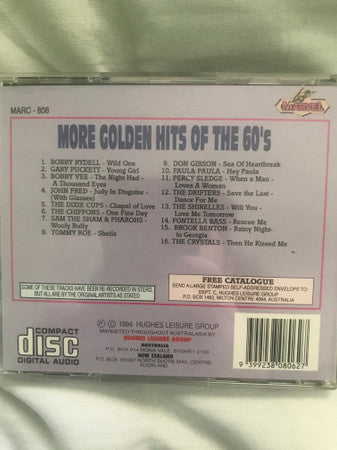 Various : More Golden Hits Of The 60's (CD, Comp)