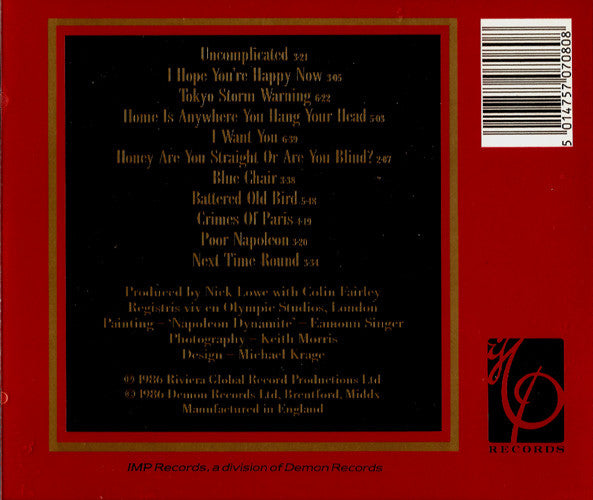 Elvis Costello & The Attractions : Blood & Chocolate (CD, Album)