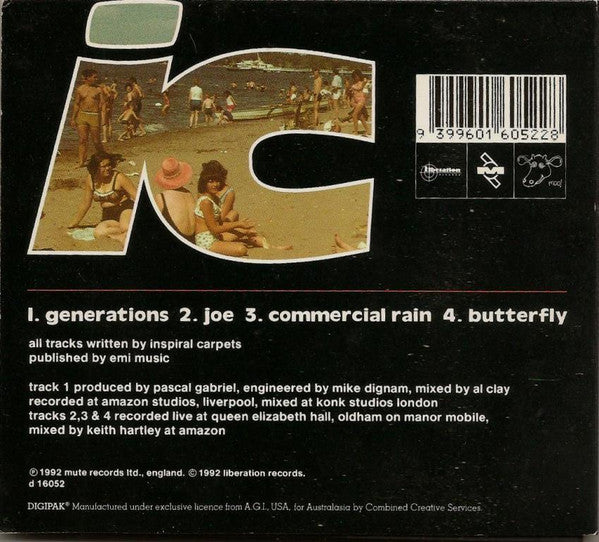 Inspiral Carpets : Generations (CD, Single, Dig)