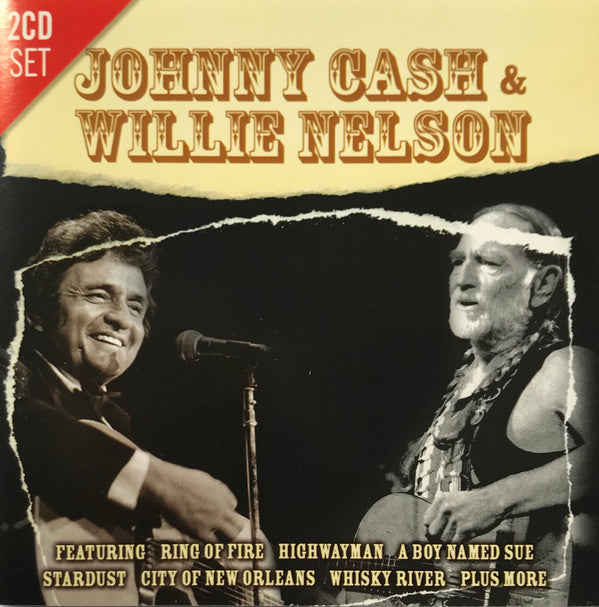 Johnny Cash & Willie Nelson : Live (2xCD, Comp)