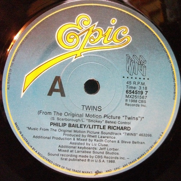 Philip Bailey / Little Richard : Twins (7", Single)