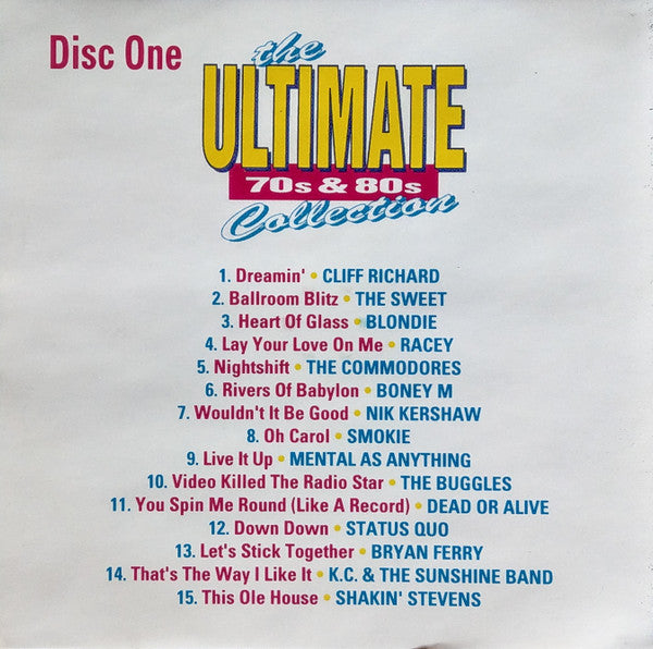 Various : The Ultimate 70's & 80's Collection (2xCD, Comp)